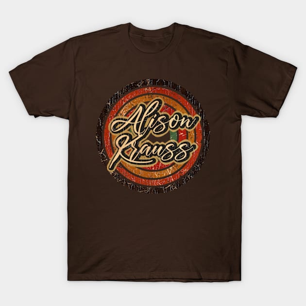 Alison Krauss Vintage design on top T-Shirt by agusantypo